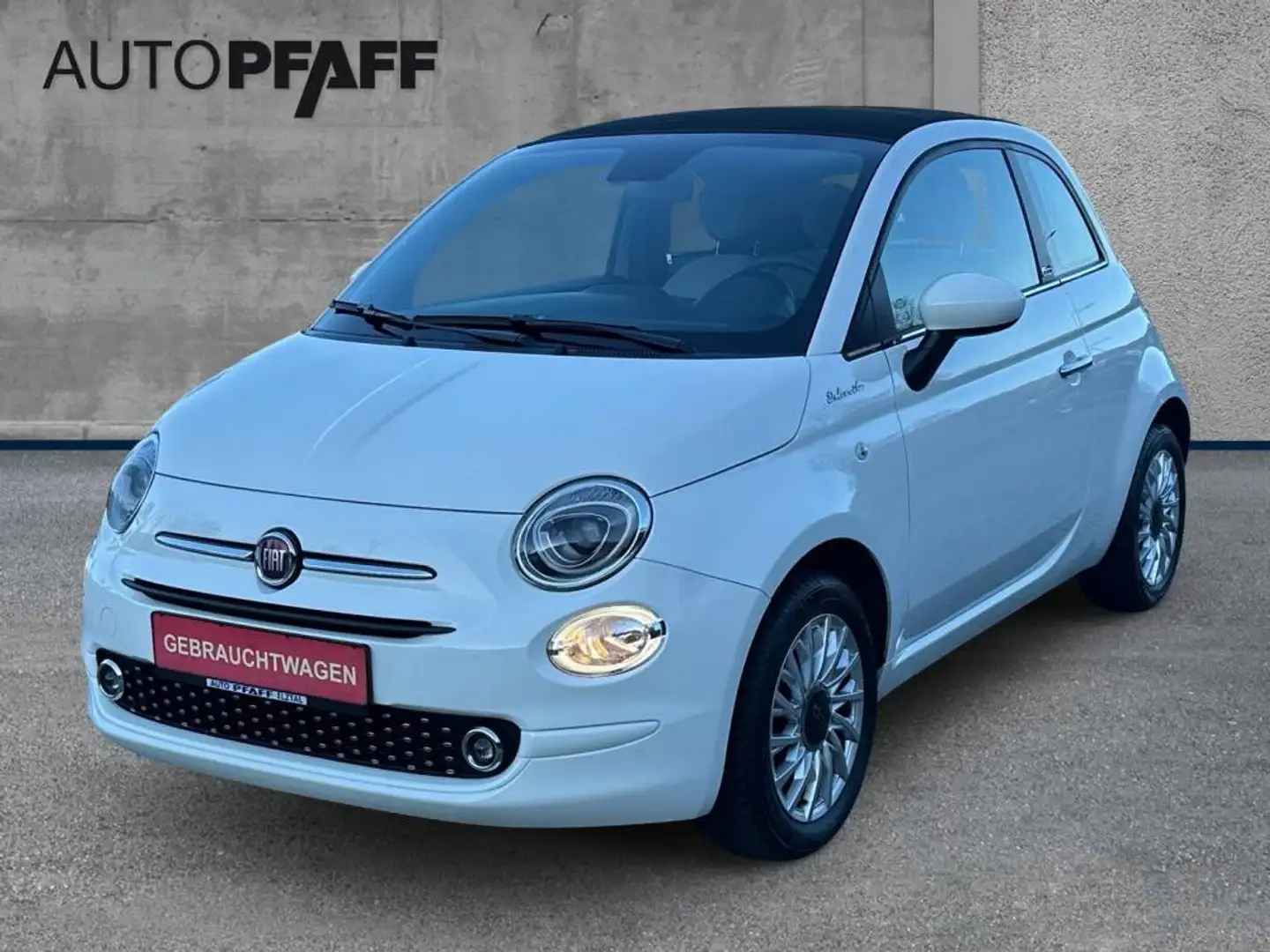 Fiat 500C 1.0 GSE Hybrid DOLCEVITA Weiß - 1