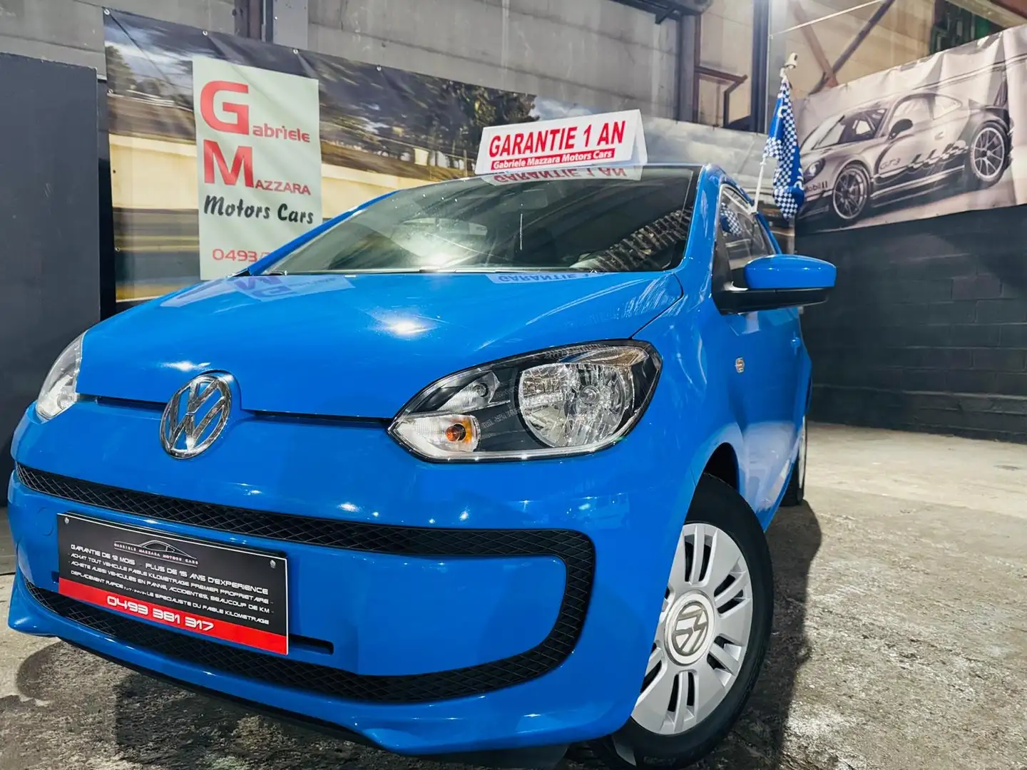 Volkswagen up! Up! 1.0i - Airco - GARANTIE Bleu - 1