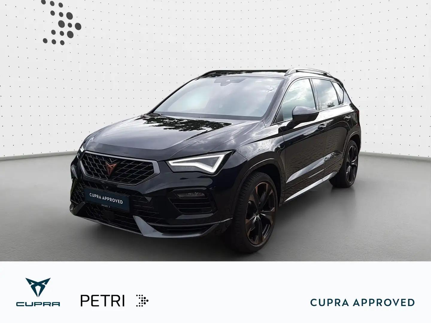 CUPRA Ateca 2.0 TSI 4x4 NAVI*AHK*LEDER*E-Sitze*KAM*BEA Schwarz - 1