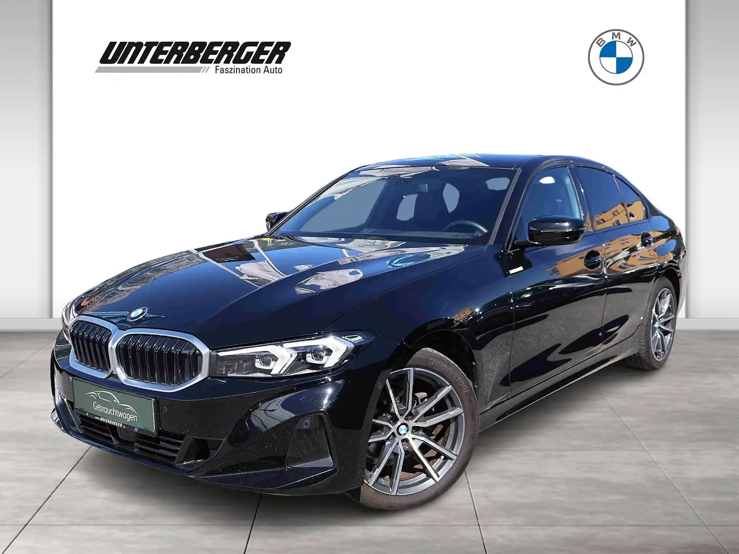 BMW 318 d 48V Aut. DAB LED Klimaaut. Zwart - 1