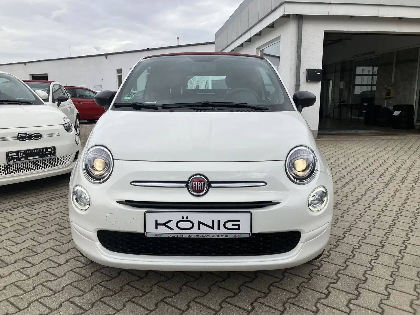 Fiat 500C Cabrio 1.0 Klima*Carplay*Einparkhilfe Weiß - 2