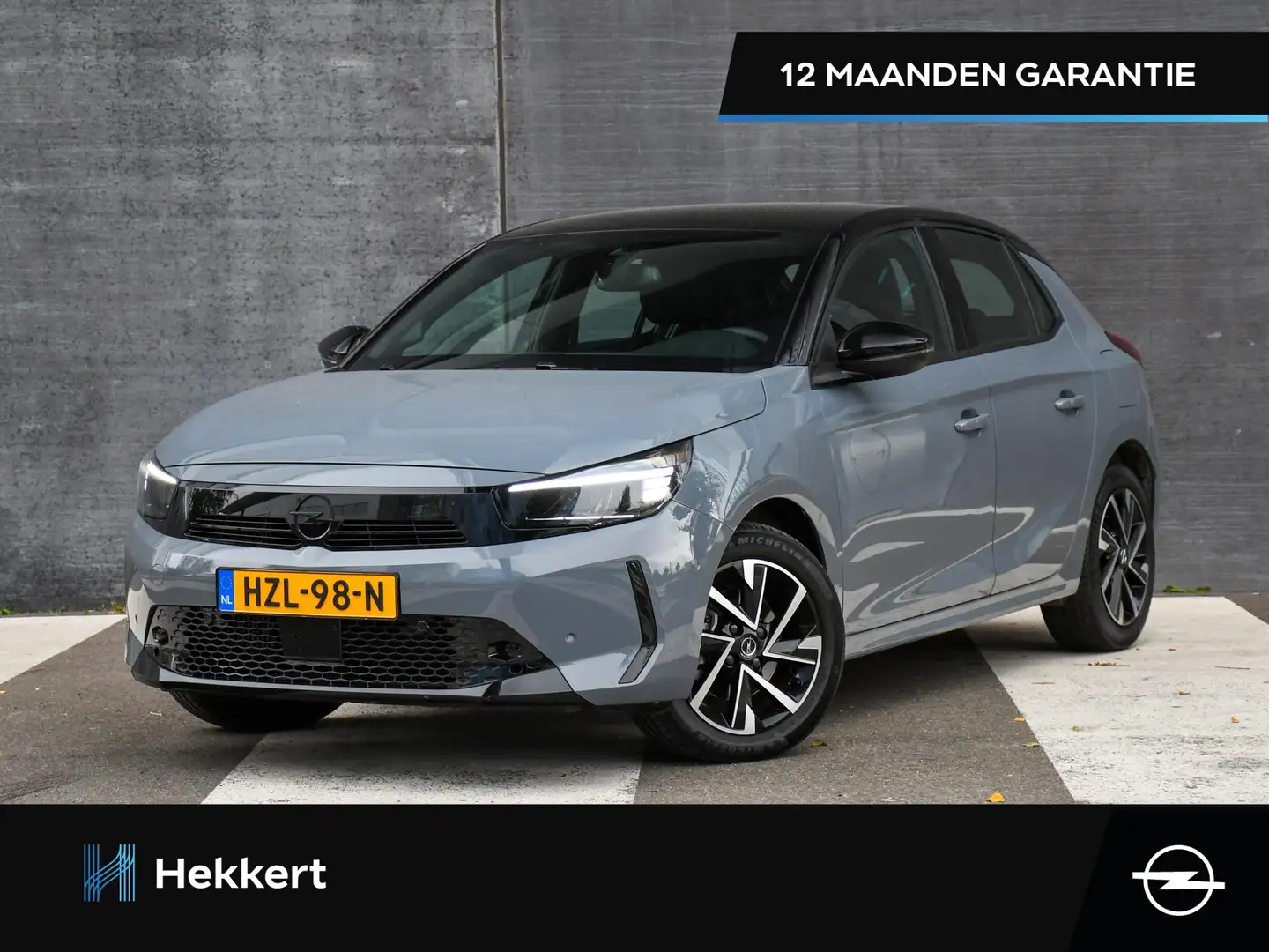 Opel Corsa GS 1.2 Turbo 100pk DODE HOEK | 16''LM | CRUISE.C | Grijs - 1