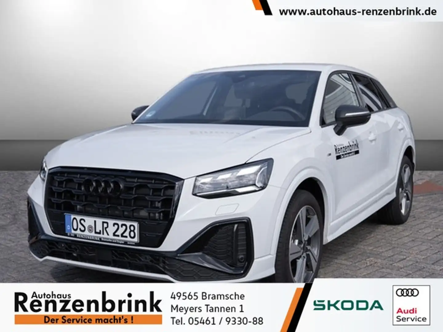 Audi Q2 35 TFSI S line RFK+NAVI+MATRIX Weiß - 1