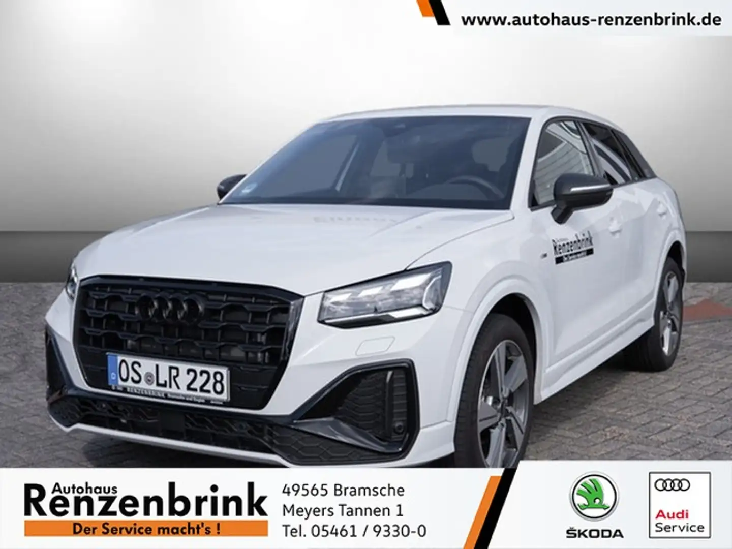 Audi Q2 35 TFSI S line RFK+NAVI+MATRIX Weiß - 1