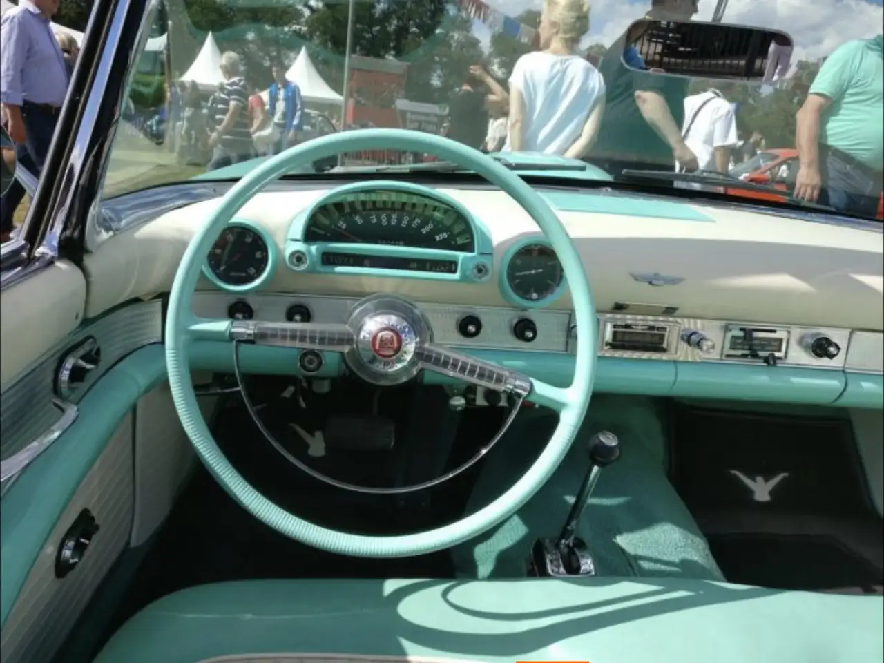 Ford Thunderbird T-Bird 2-Door-Convertible BJ 1955 Luxury Sportscar, foto 11