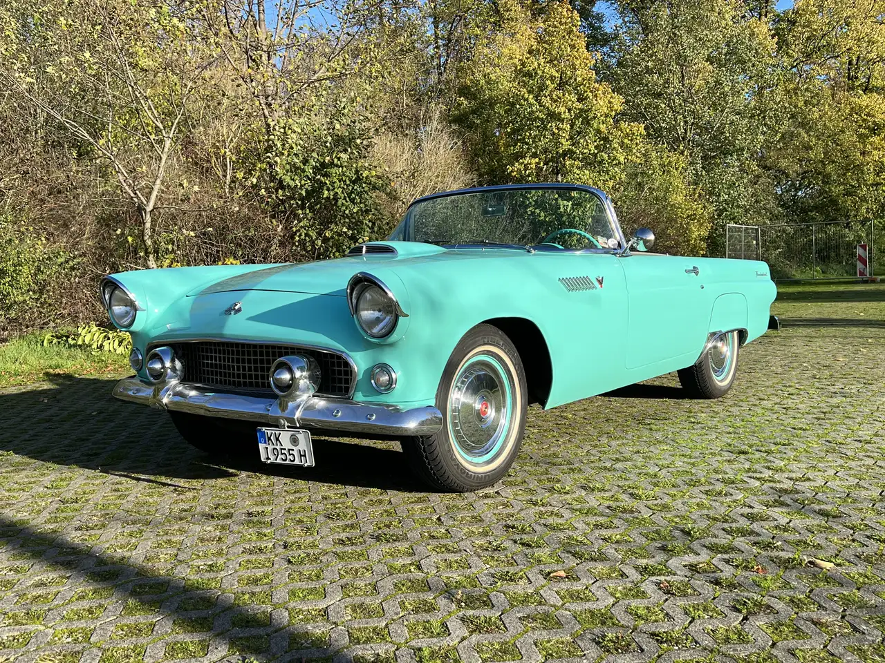 Ford Thunderbird T-Bird 2-Door-Convertible BJ 1955 Luxury Sportscar, foto 1