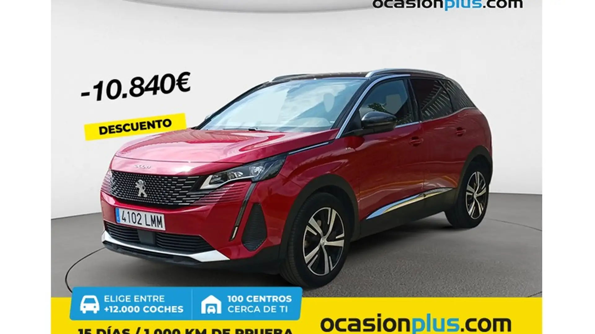Peugeot 3008 1.6 S&S PureTech GT EAT8 180 Rojo - 1