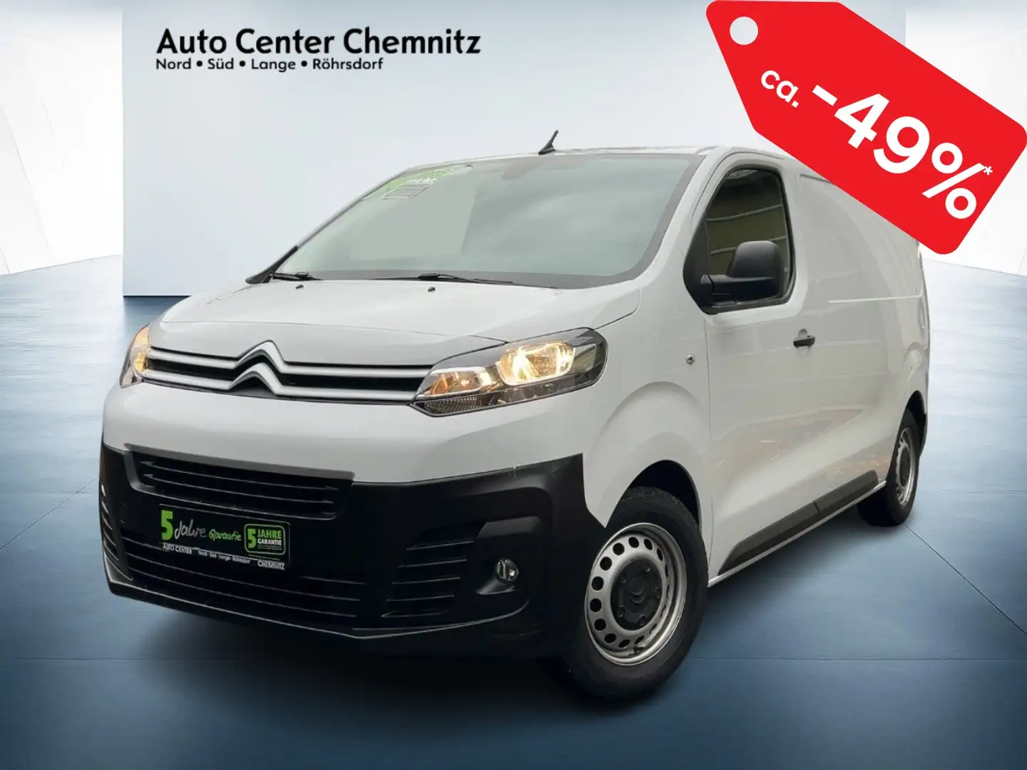 Citroen Jumpy Kasten 1.5 HDi 120 L2H1 Klima/Sicht-Paket Weiß - 2