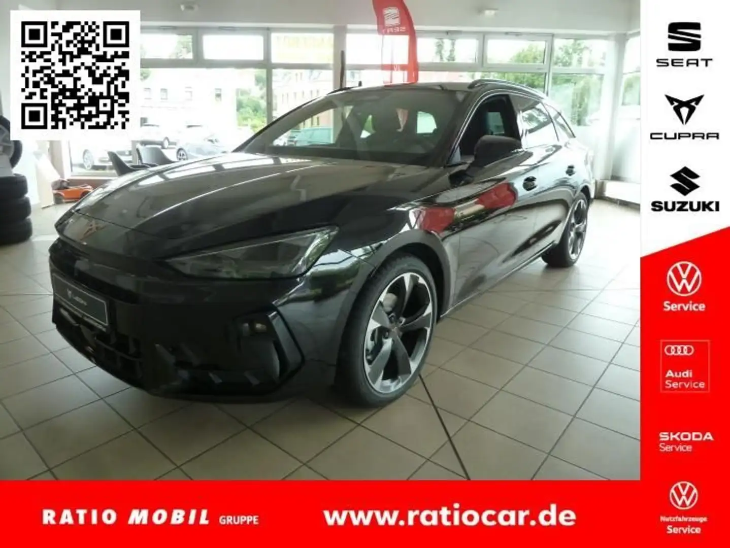 CUPRA Leon LEON SPORTSTOURER 1.5 TSI NAVI SHZ AHZV VORB. Schwarz - 1