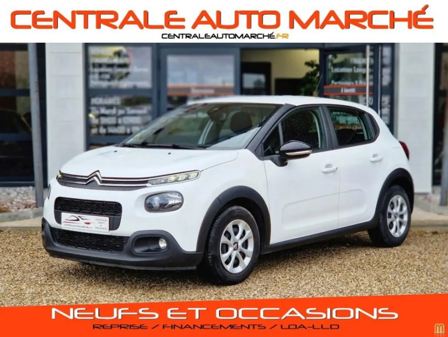 Citroen C3 BlueHDi 100 SetS BVM Feel Business Blanc - 1