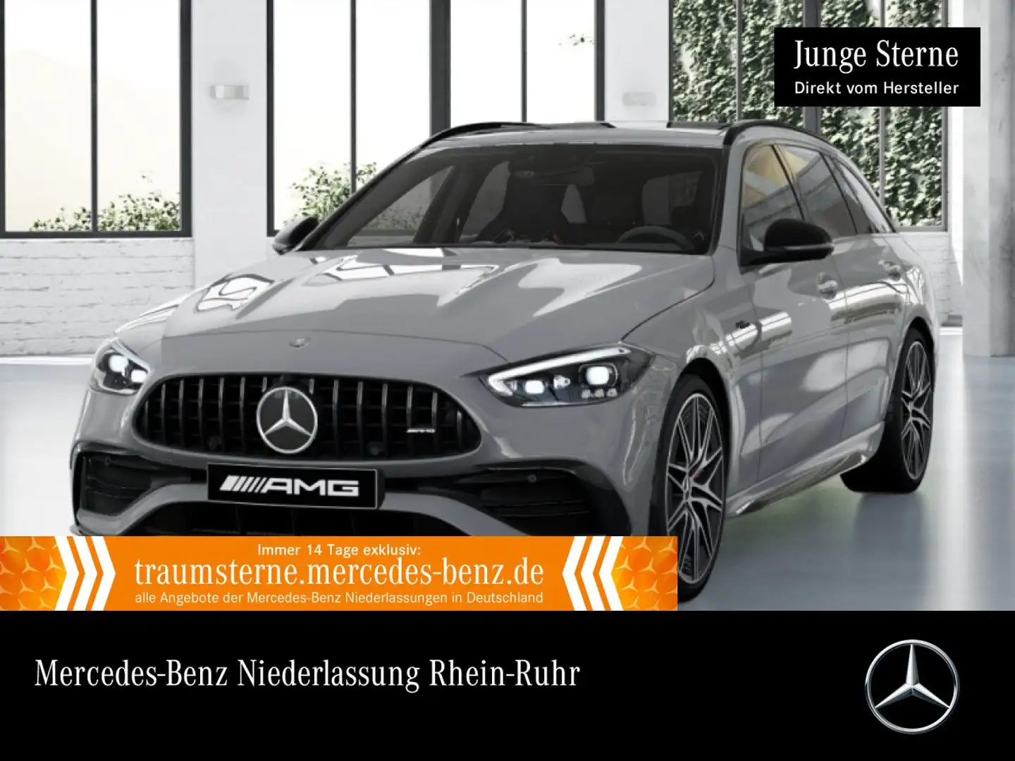Mercedes-Benz C 43 AMG C 43 4M T-Modell NIGHT+DRIVERS+PANO+360+BURMESTER Grau - 1