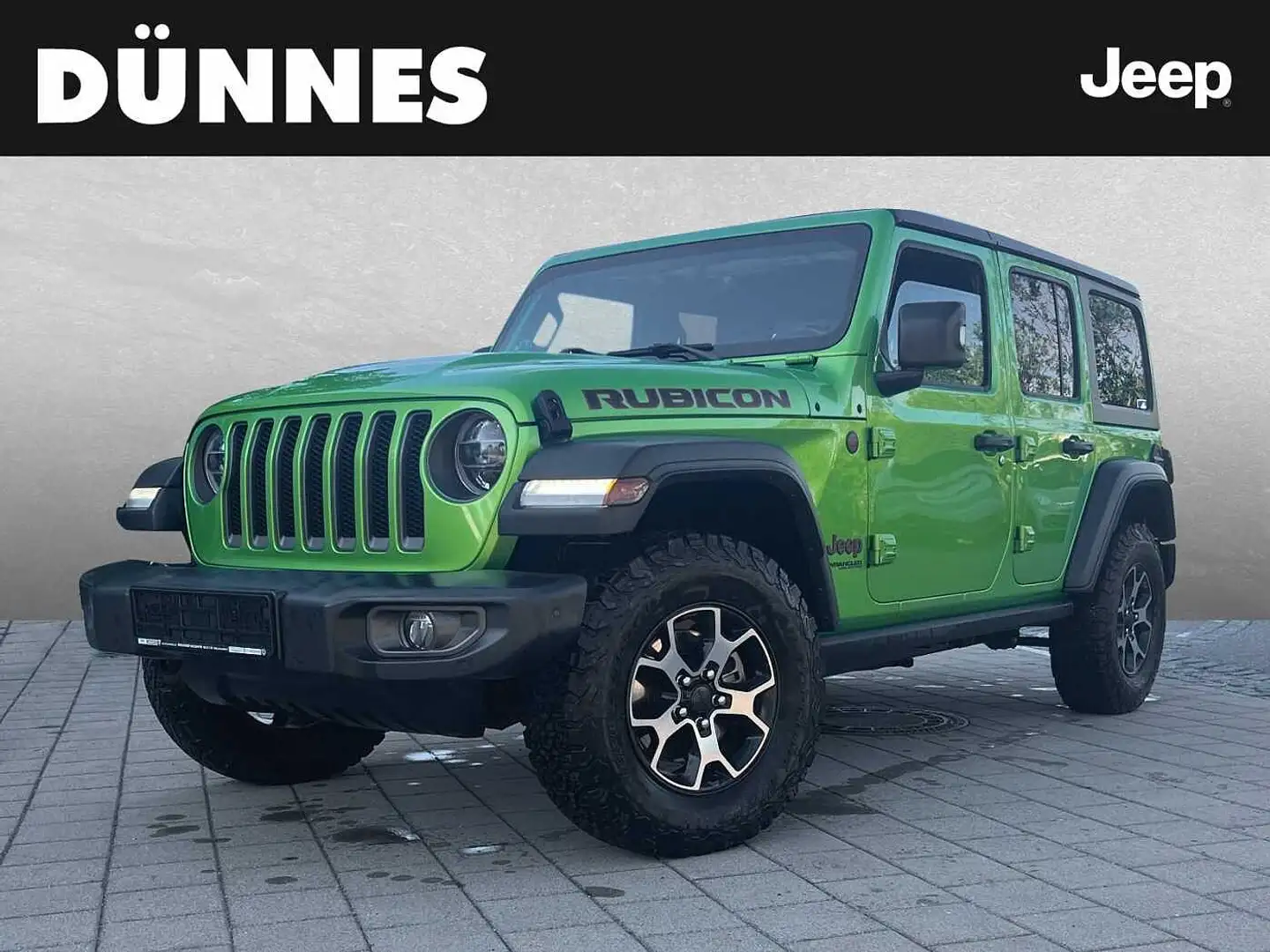 Jeep Wrangler Unlimited Rubicon 2.2 CRDi Hardtop AWD Grün - 1