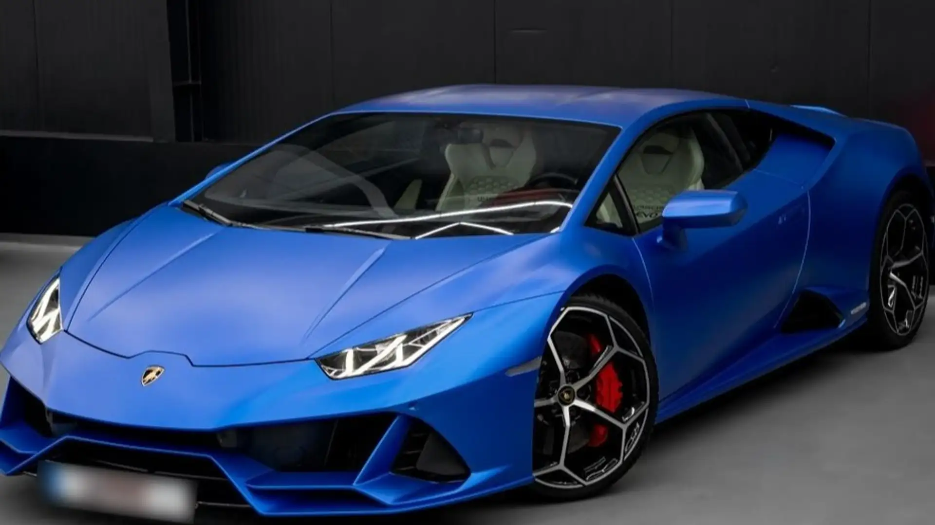 Lamborghini Huracán EVO Bleu - 1