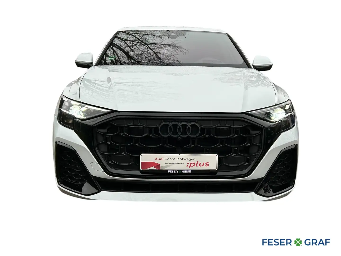 Audi Q8 50 TDI quattro B&O/Pano/4xSHZ/HD-Matrix/AHK/HUD Weiß - 2