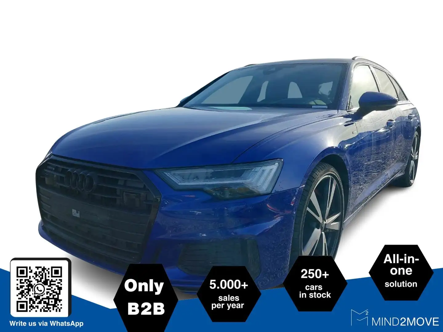 Audi A6 55 2.0 TFSI e quattro Avant sport (EURO 6d) Blau - 2
