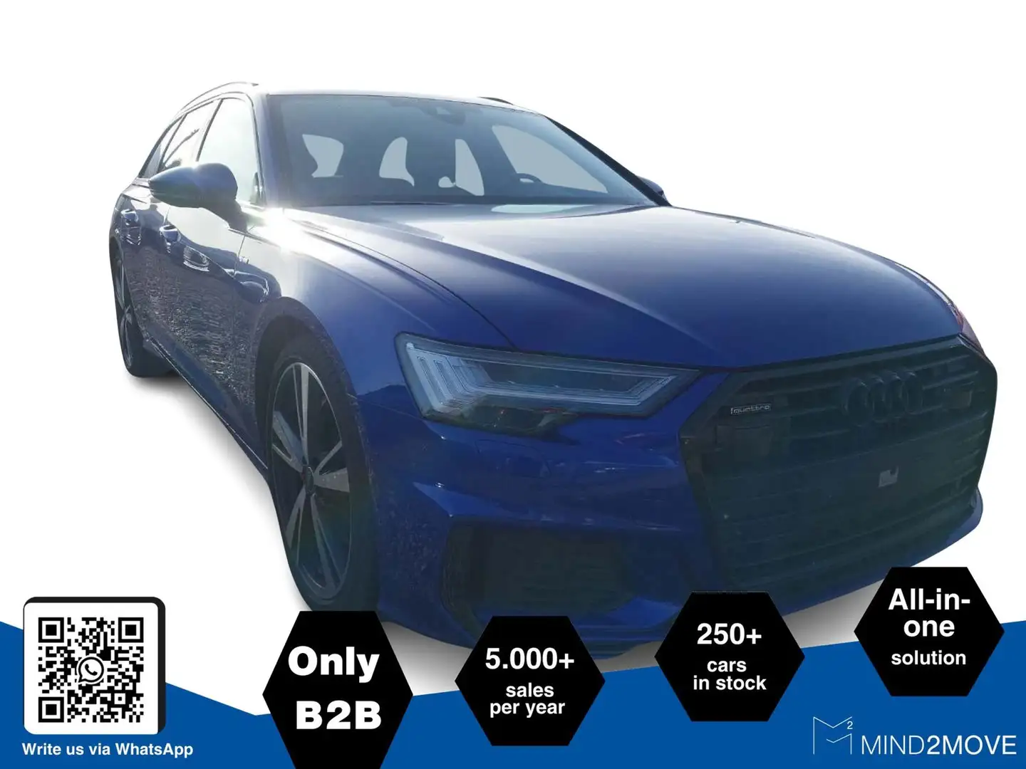 Audi A6 55 2.0 TFSI e quattro Avant sport (EURO 6d) Blau - 1
