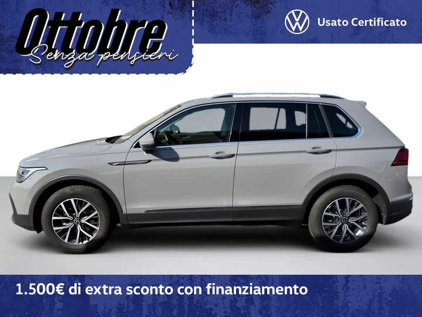 Volkswagen Tiguan 2.0 tdi life 150cv dsg Grau - 2