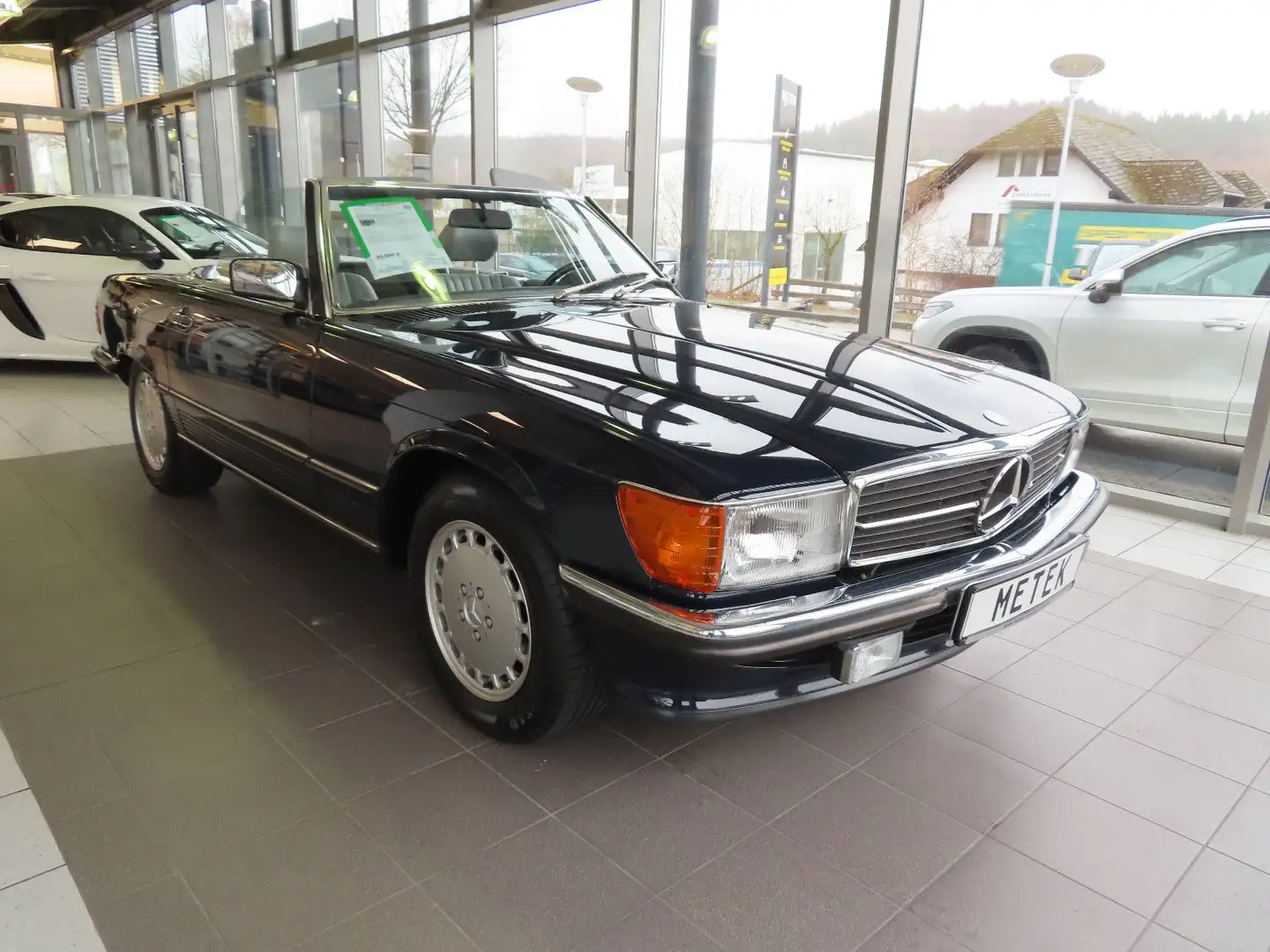 Mercedes-Benz SL 300 W 107  ORIGINAL 25590 KM DEUTSCHES  AUTO Bleu - 2