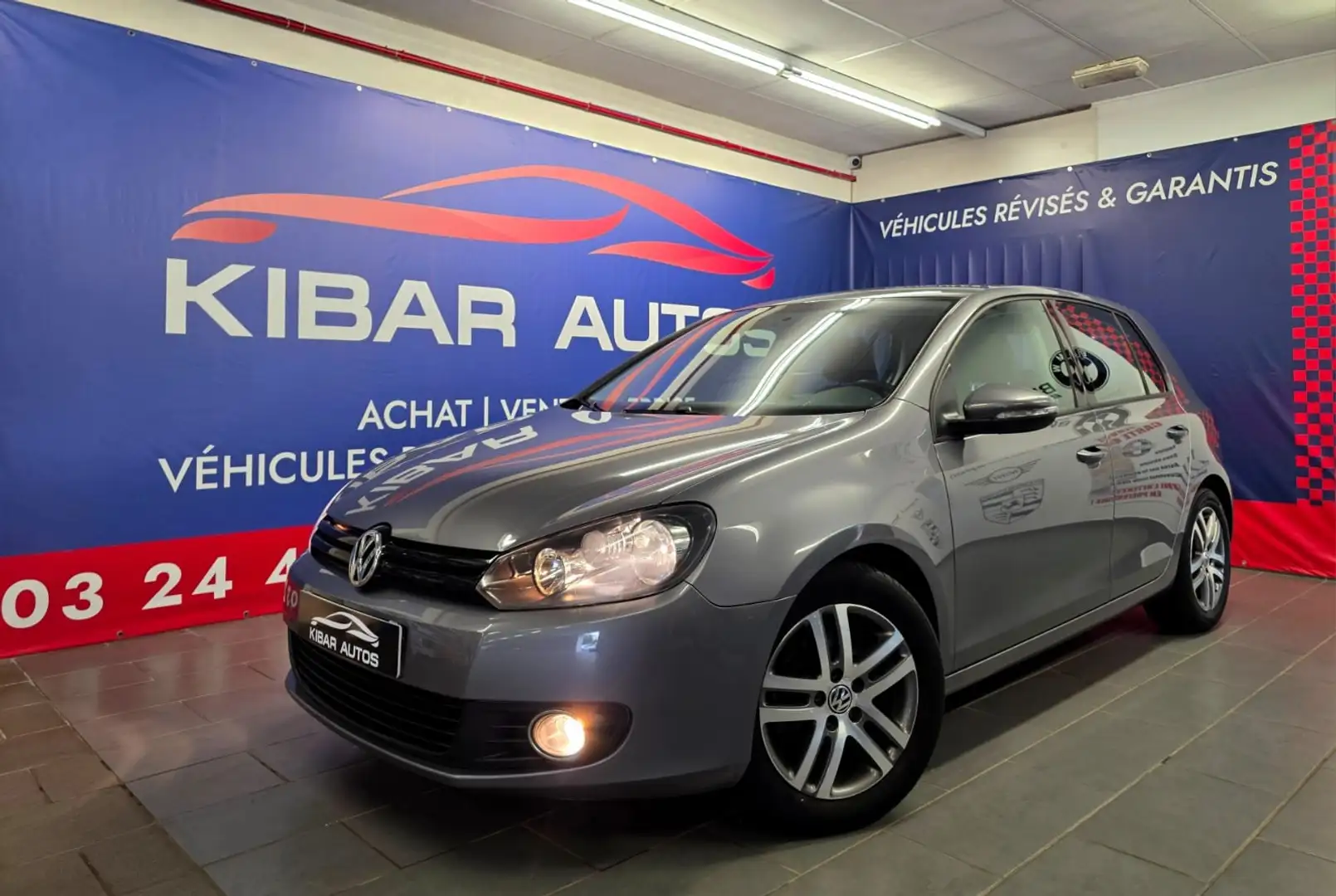Volkswagen Golf 1.6 TDI 105CV*1ÉRE MAIN*CARNET*GARANTIE 12 MOIS Grigio - 1