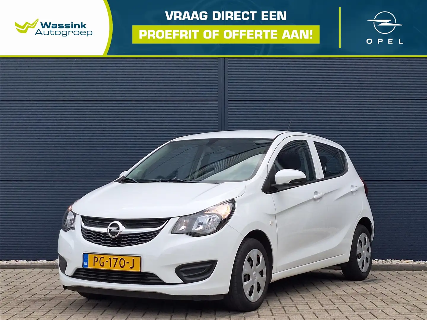 Opel Karl 1.0 ecoFLEX 75pk Edition | Airco Blanc - 1