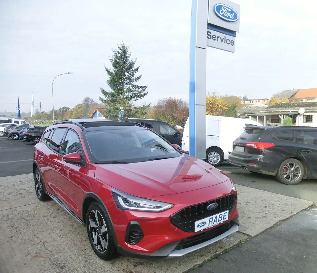 Ford Focus 1.5D Active X Turn/Aut/Pano/AdLED/ACC/FGS Rouge - 1