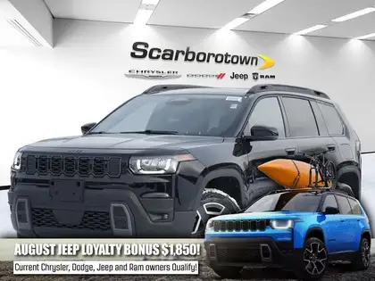 Black 2026 Jeep Cherokee SUV / Crossover Four-Wheel Drive Automatic