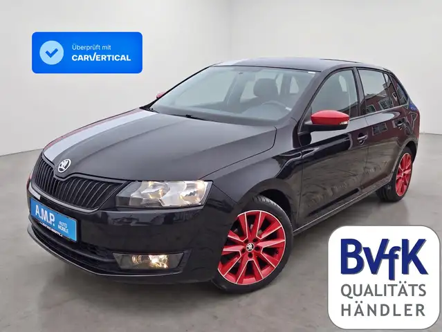 Skoda Rapid/Spaceback 1.2TSI, Red & Grey, GARANTIE, Sitzhzg, Klima, uvm