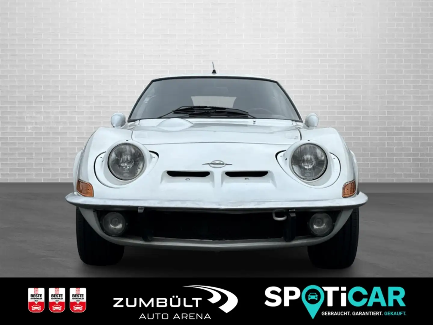 Opel GT -A-L Coupe Oldtimer Abnahme  23 StVZO Blanco - 2