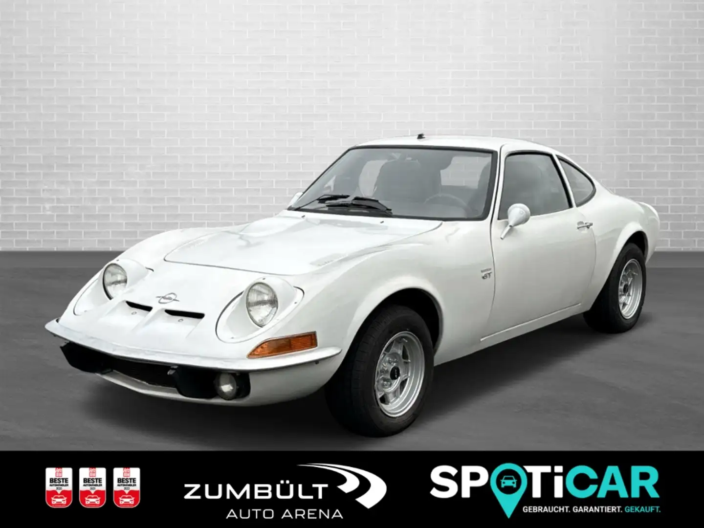 Opel GT -A-L Coupe Oldtimer Abnahme  23 StVZO Weiß - 1