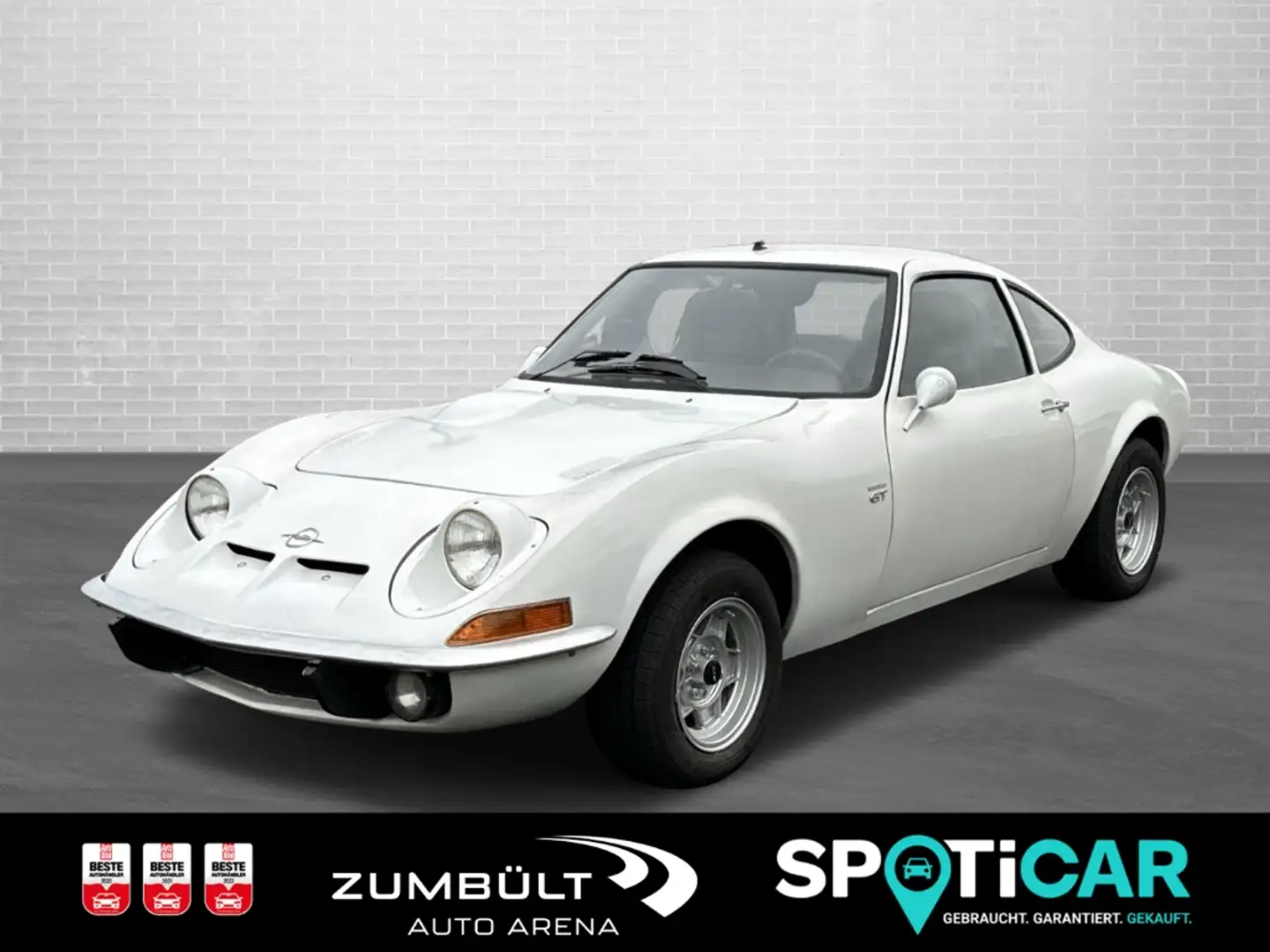 Opel GT -A-L Coupe Oldtimer Abnahme  23 StVZO Білий - 1