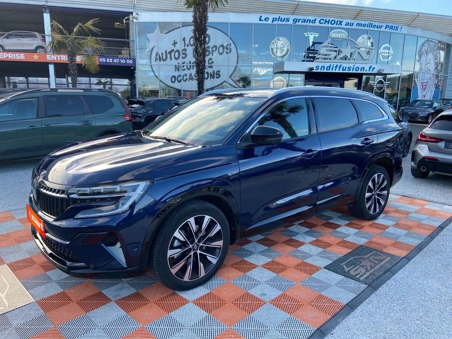 Renault Espace E-Tech Full Hybrid 200 TECHNO Caméra 360 7PL Bleu - 1