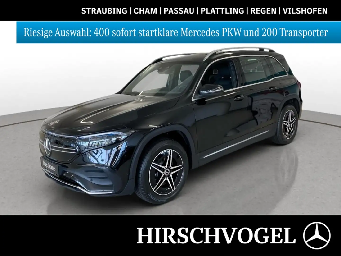 Mercedes-Benz EQB 350 4M AMG-Line+MBUX+Navi-P.+LED+Kam+PDC+SHZ Schwarz - 1