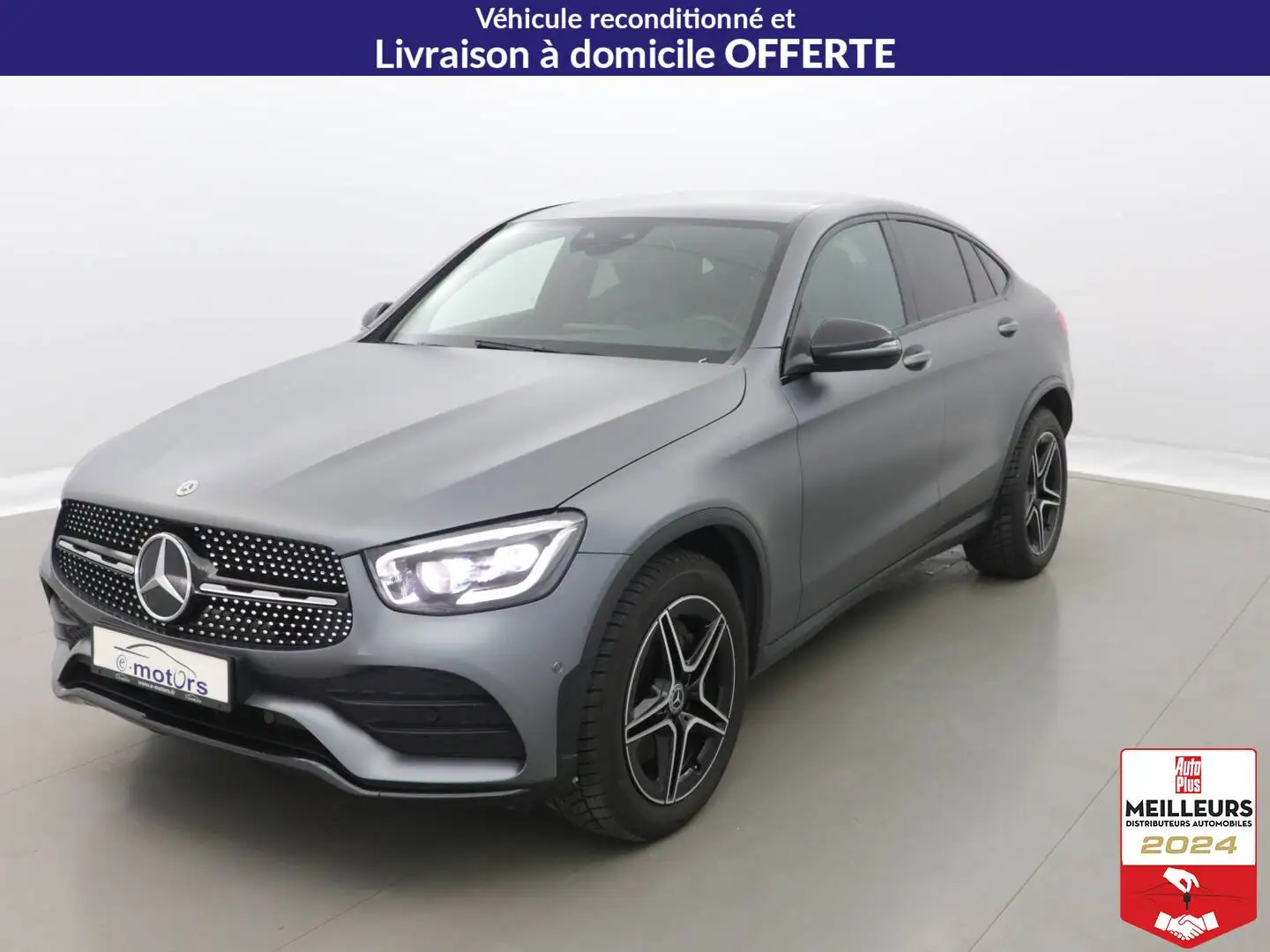 Mercedes-Benz G GLC Coupé 200d 9G-Tronic AMG Line + Attelage Szürke - 1
