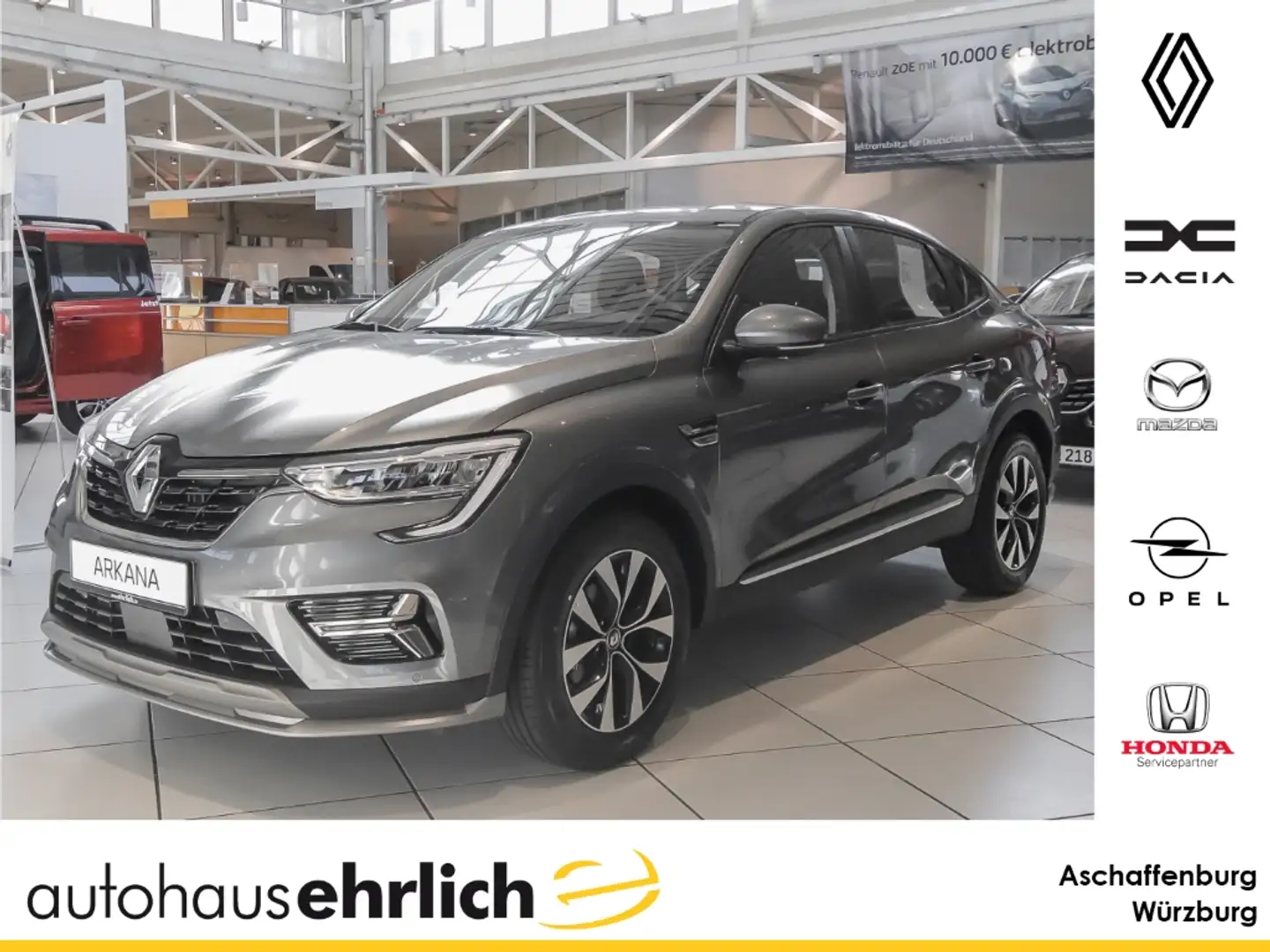 Renault Arkana Zen 1.3 TCe 140 EU6d +Kamera+Alu-Felgen+ Gris - 1