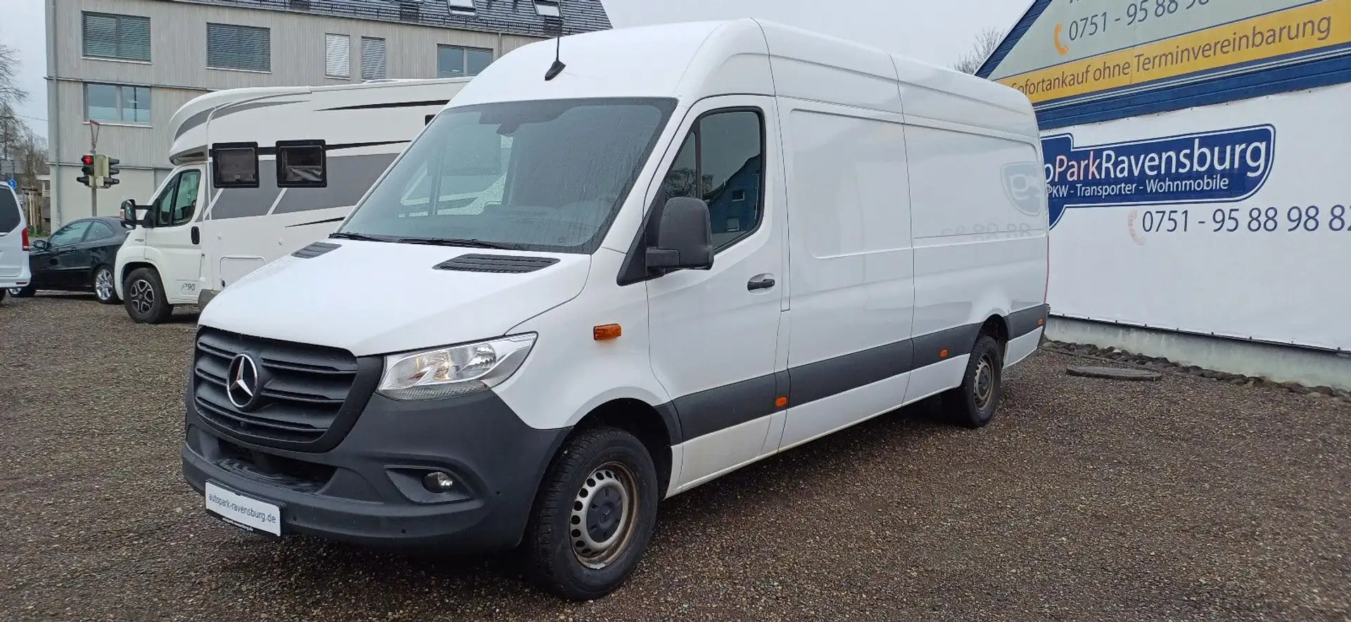 Mercedes-Benz Sprinter 317 CDI KA Temp. Navi MBUX 360Grad Weiß - 1