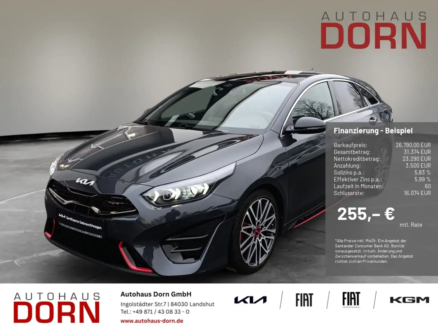 Kia ProCeed / pro_cee'd Gris - 1