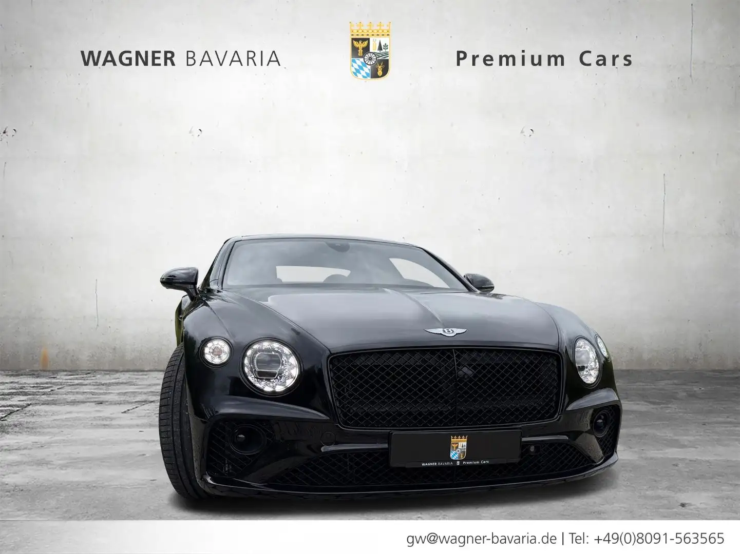 Bentley Continental GT V8 Blackl Dyn Ride Rot Displ Full Schwarz - 1