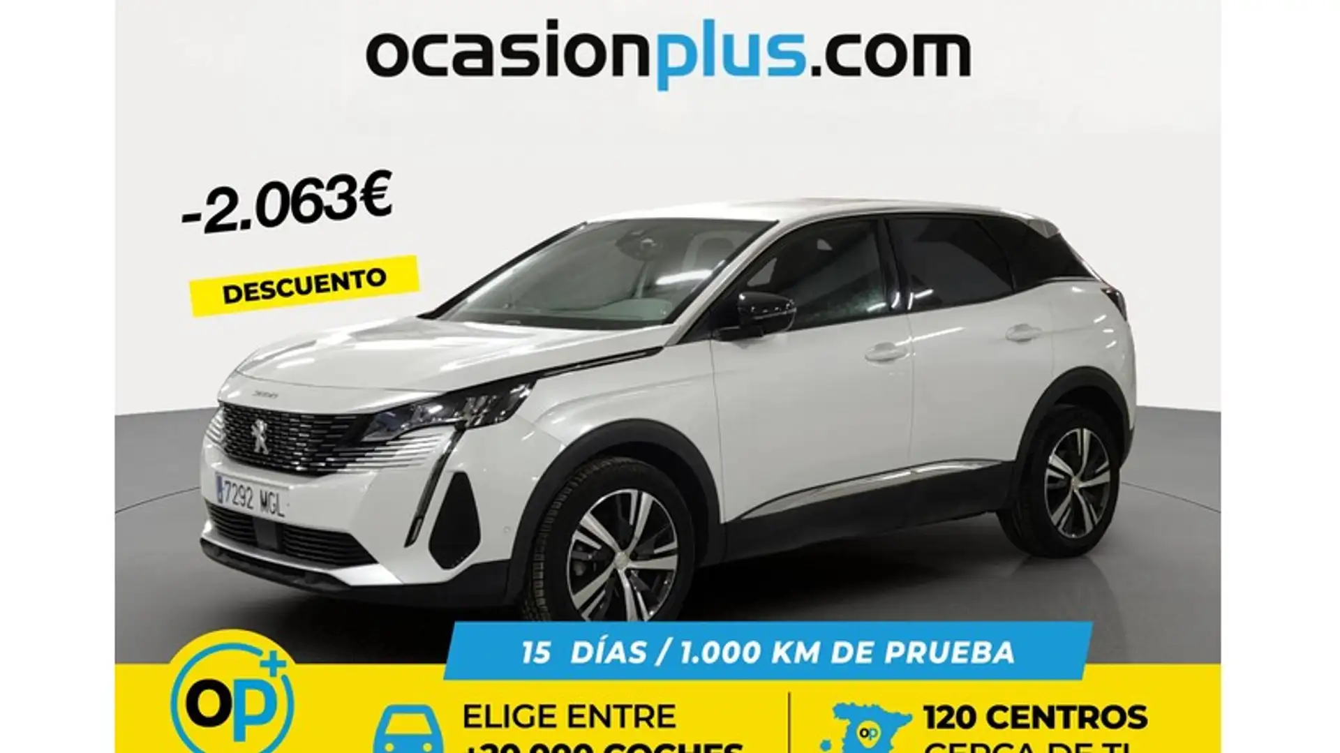Peugeot 3008 1.2 S&S PureTech Allure Pack 130 Weiß - 1