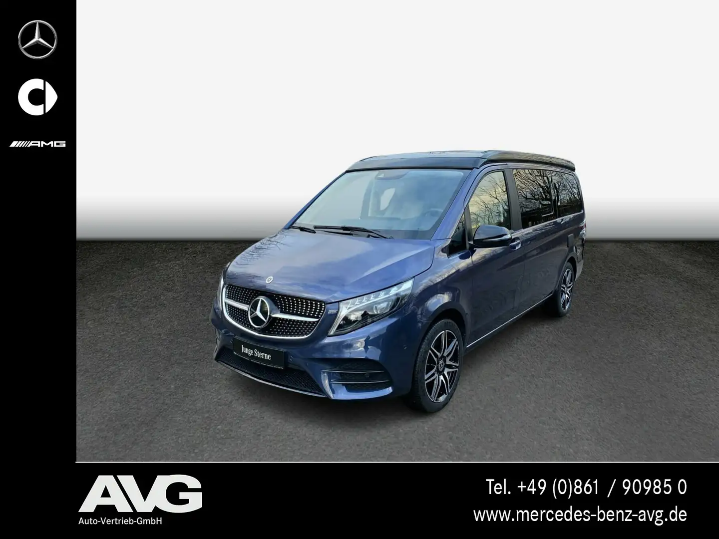 Mercedes-Benz Marco Polo MARCO POLO 300 d 4M AMG AIRMATIC LEDER STANDHZG: Синій - 1