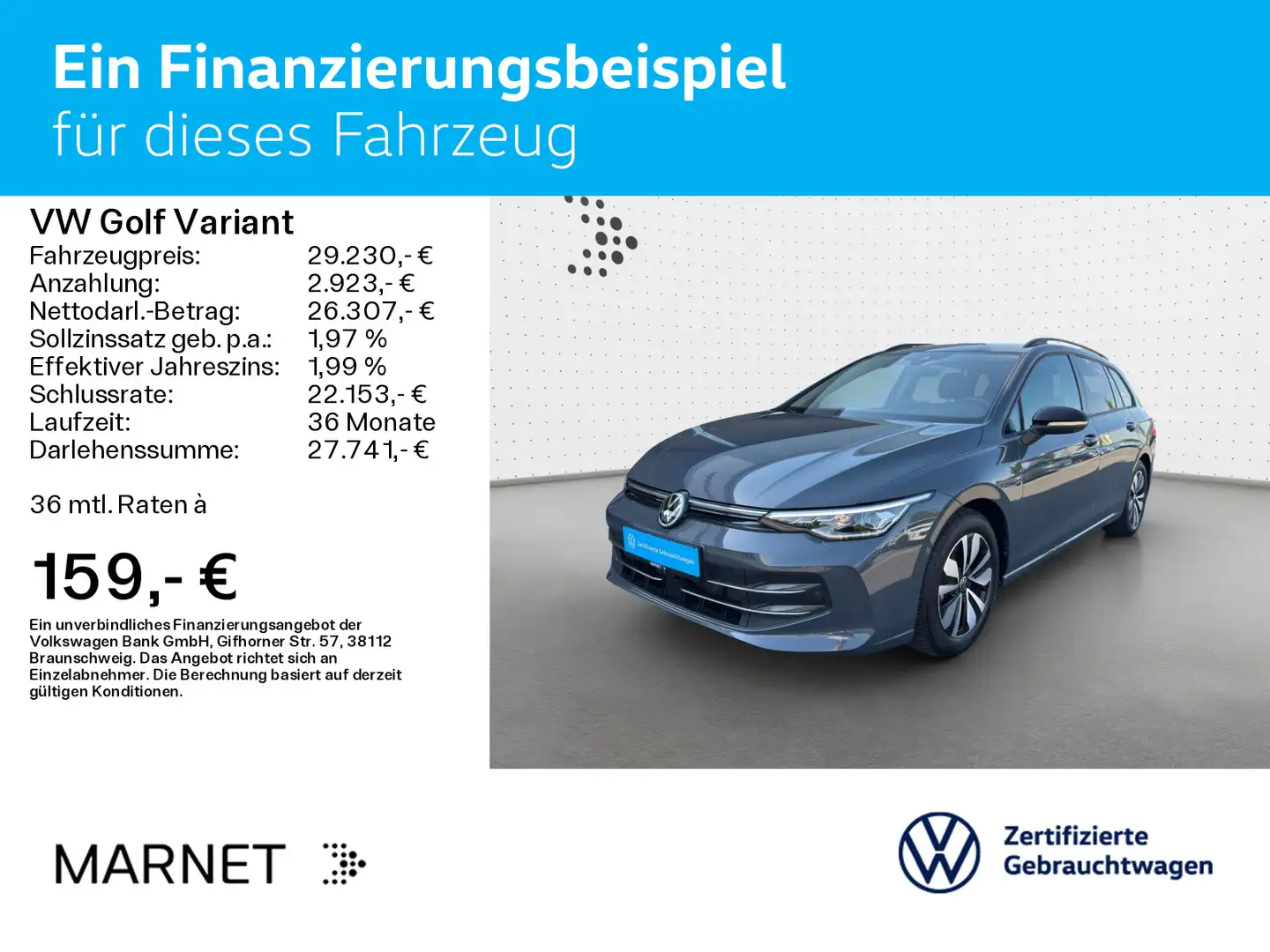 Volkswagen Golf Variant Golf VIII Variant 1.5 eTSI DSG Goal*AHK*KAMERA*N Зелений - 2