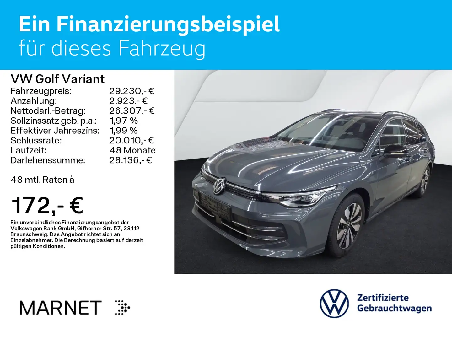 Volkswagen Golf Variant Golf VIII Variant 1.5 eTSI DSG Goal*AHK*KAMERA*N Grün - 2