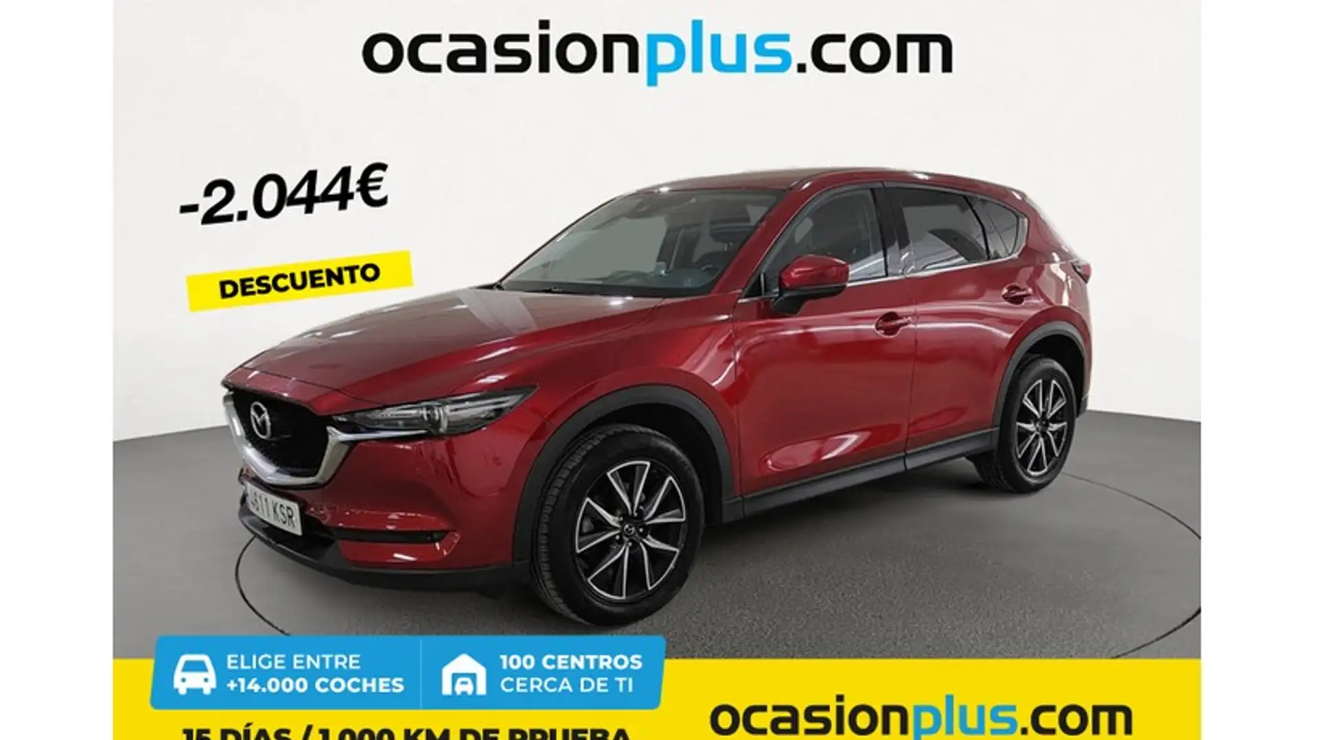 Mazda CX-5 2.2 Skyactiv-D Zenith AWD Aut. 135kW Rojo - 1