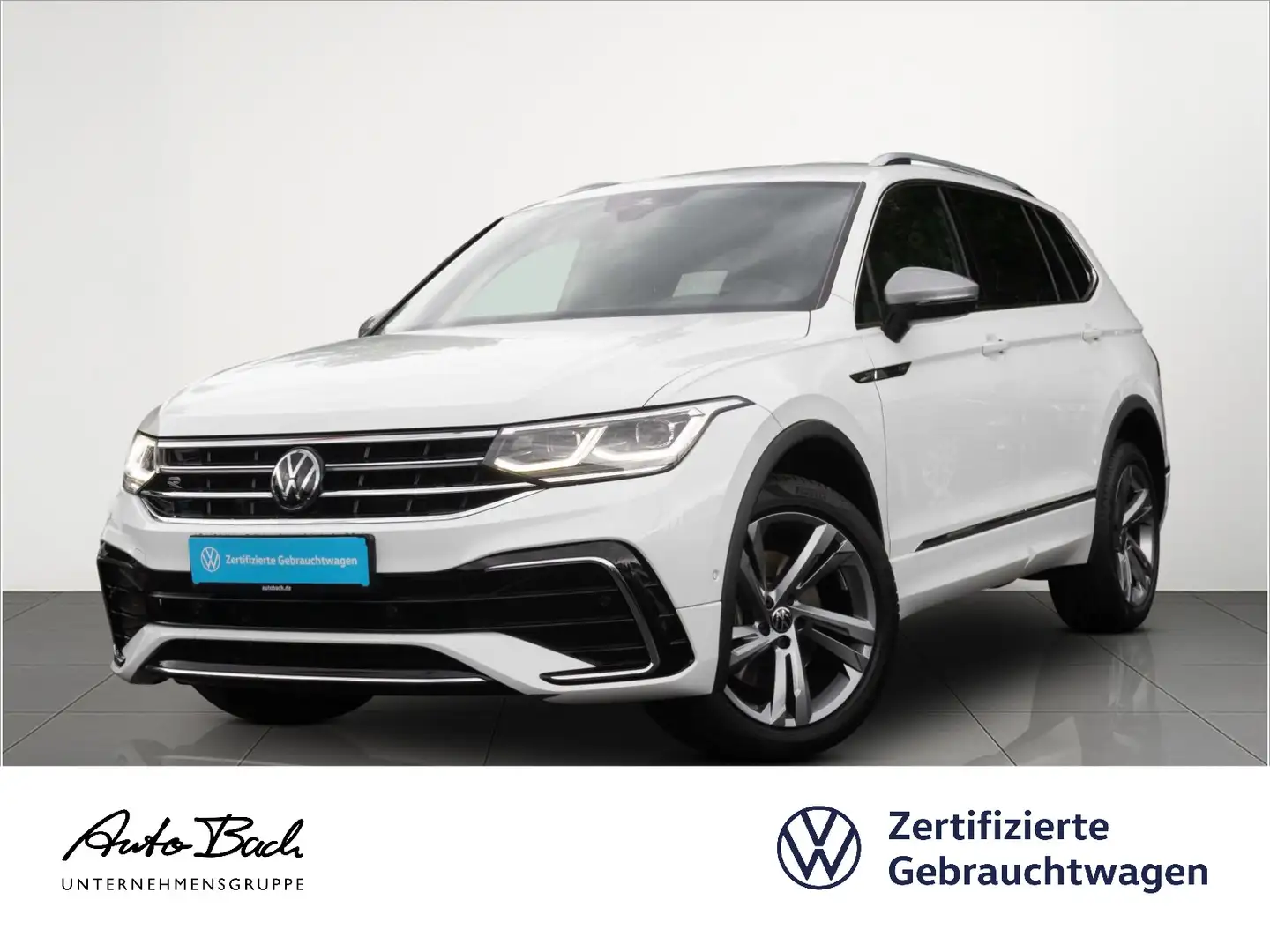 Volkswagen Tiguan Allspace 2.0 TDI DSG R-Line 4Motion, Navi Blanc - 1