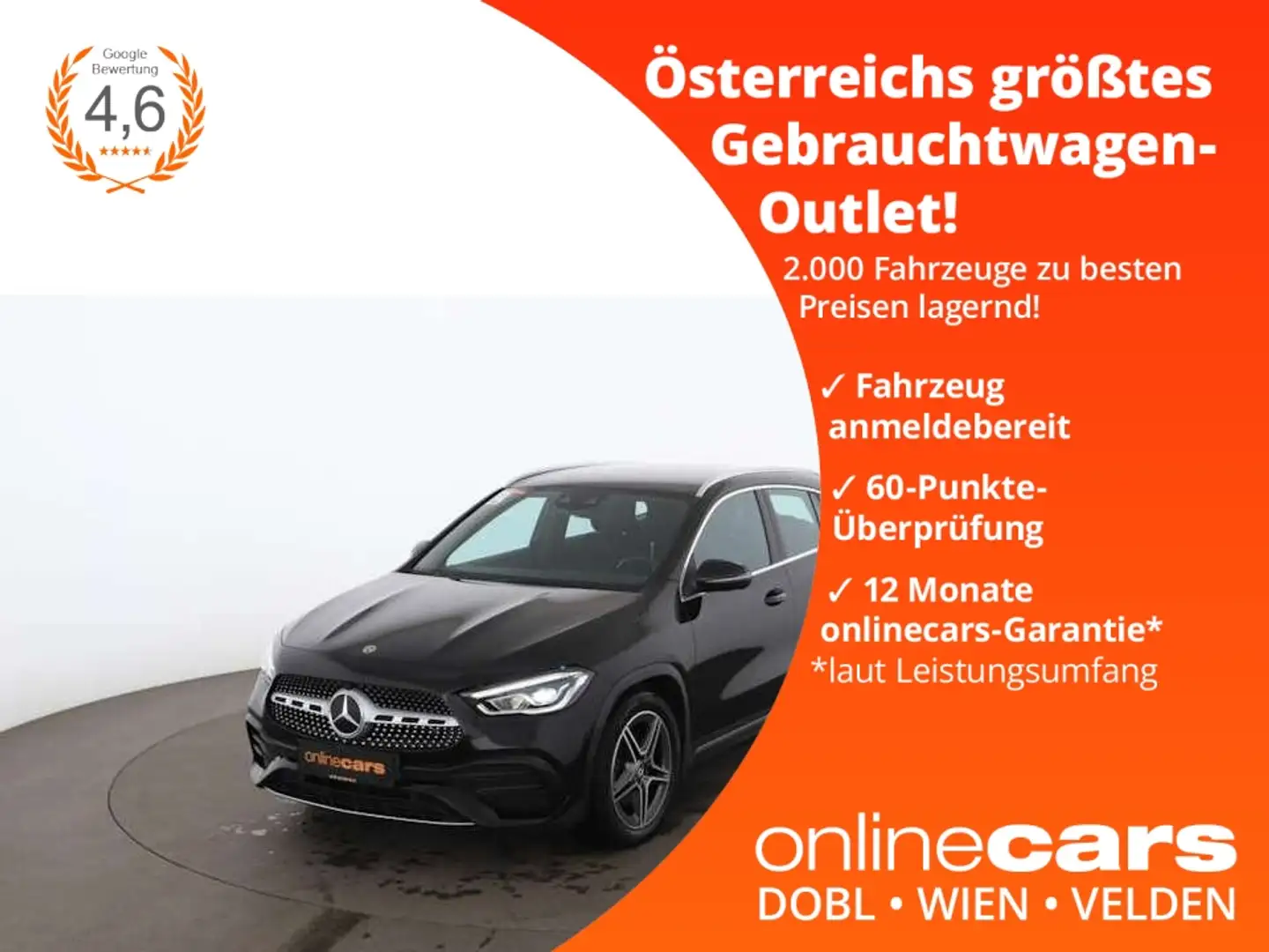 Mercedes-Benz GLA 200 d AMG-Line Aut LED NAVI LEDER SITZHG R-CAM Fekete - 1