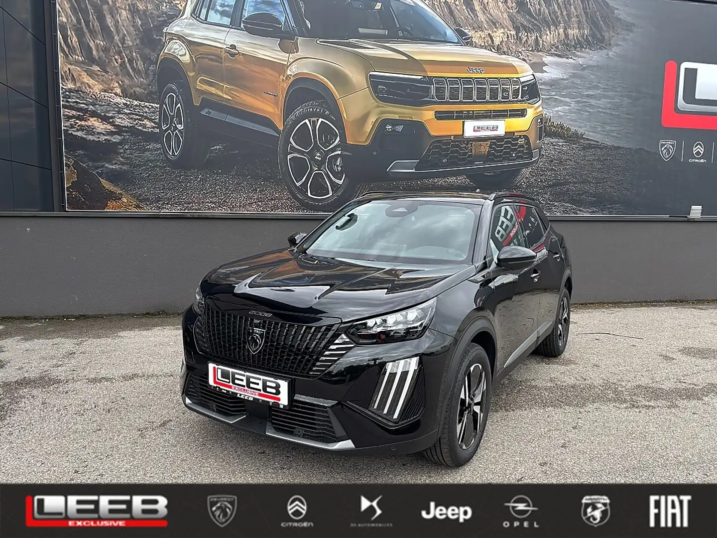 Peugeot 2008 Hybrid 145 e-DCS6 GT inkl. Alcantara-Sitze, Vis... Schwarz - 1