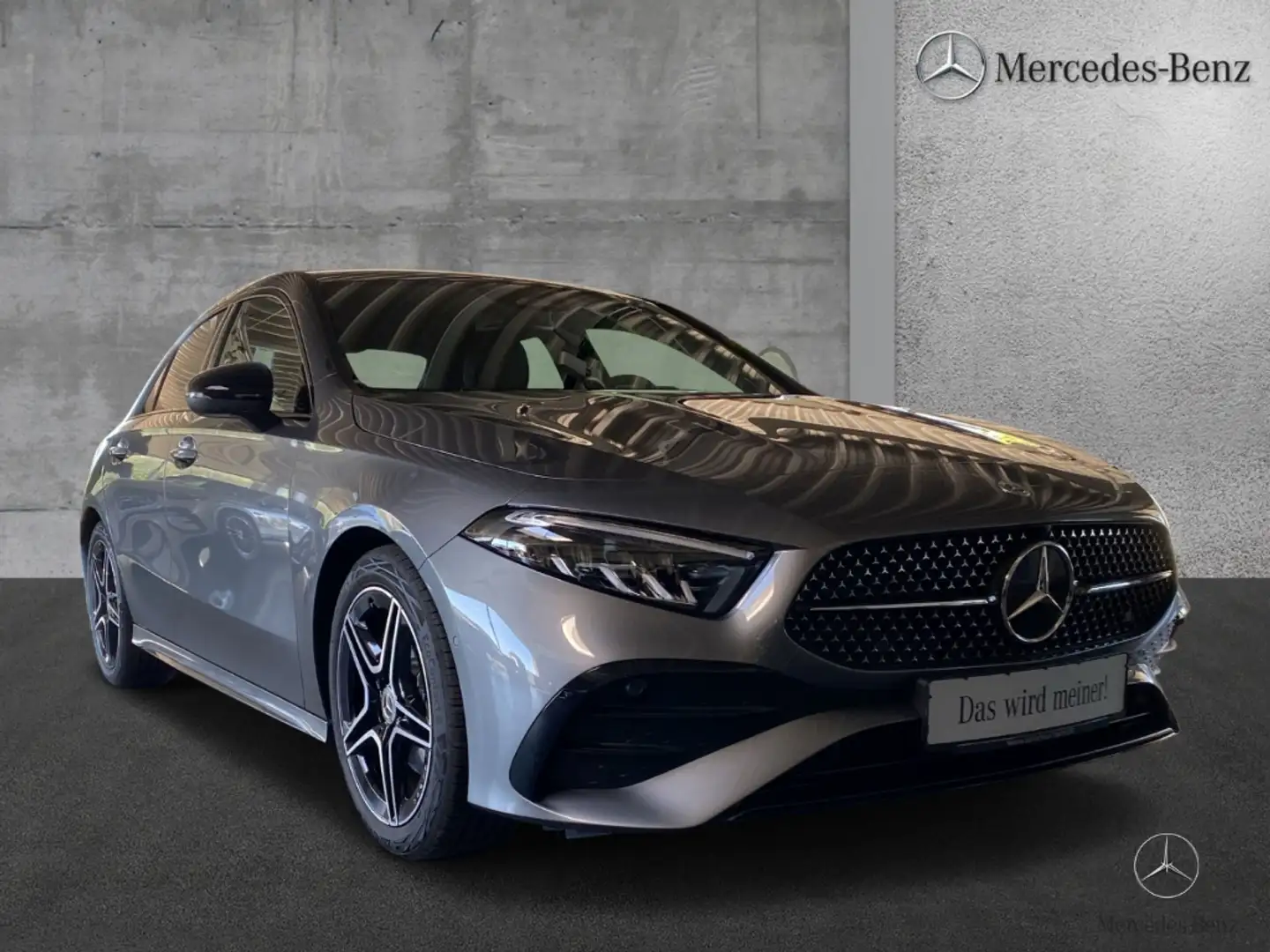Mercedes-Benz A 200 7GDCT+AMG+NIGHT+LIMOUSINE+AHK+KAM+LED+MOPF Sportpa Grau - 2