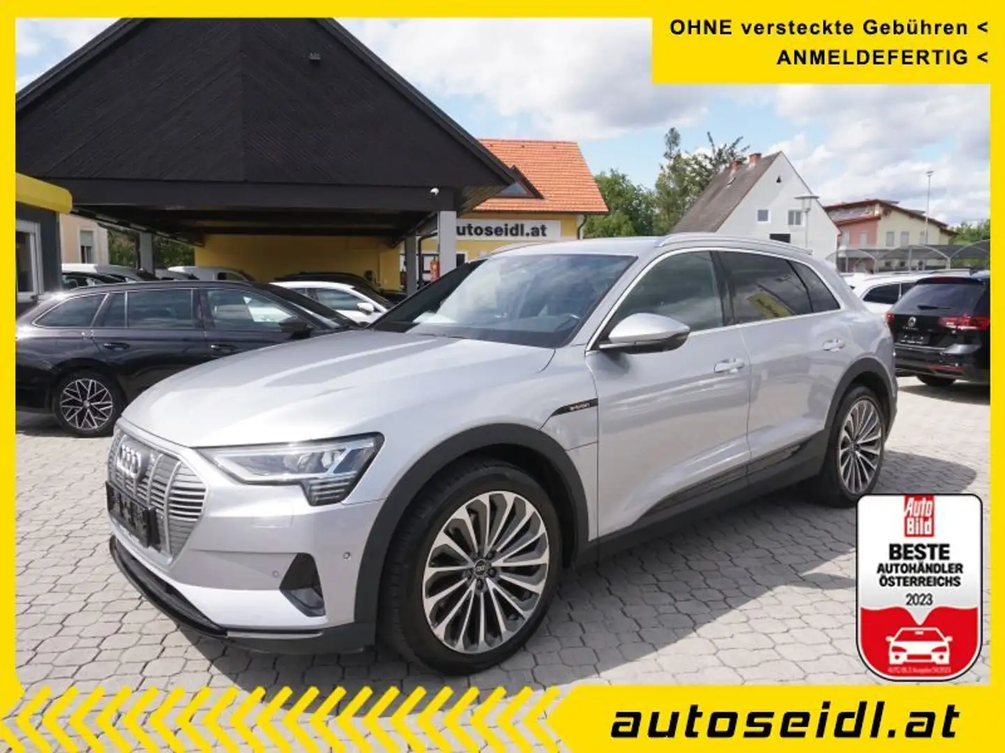 Audi e-tron 50 quattro Business *S-LINE+MATRIX* Argent - 1