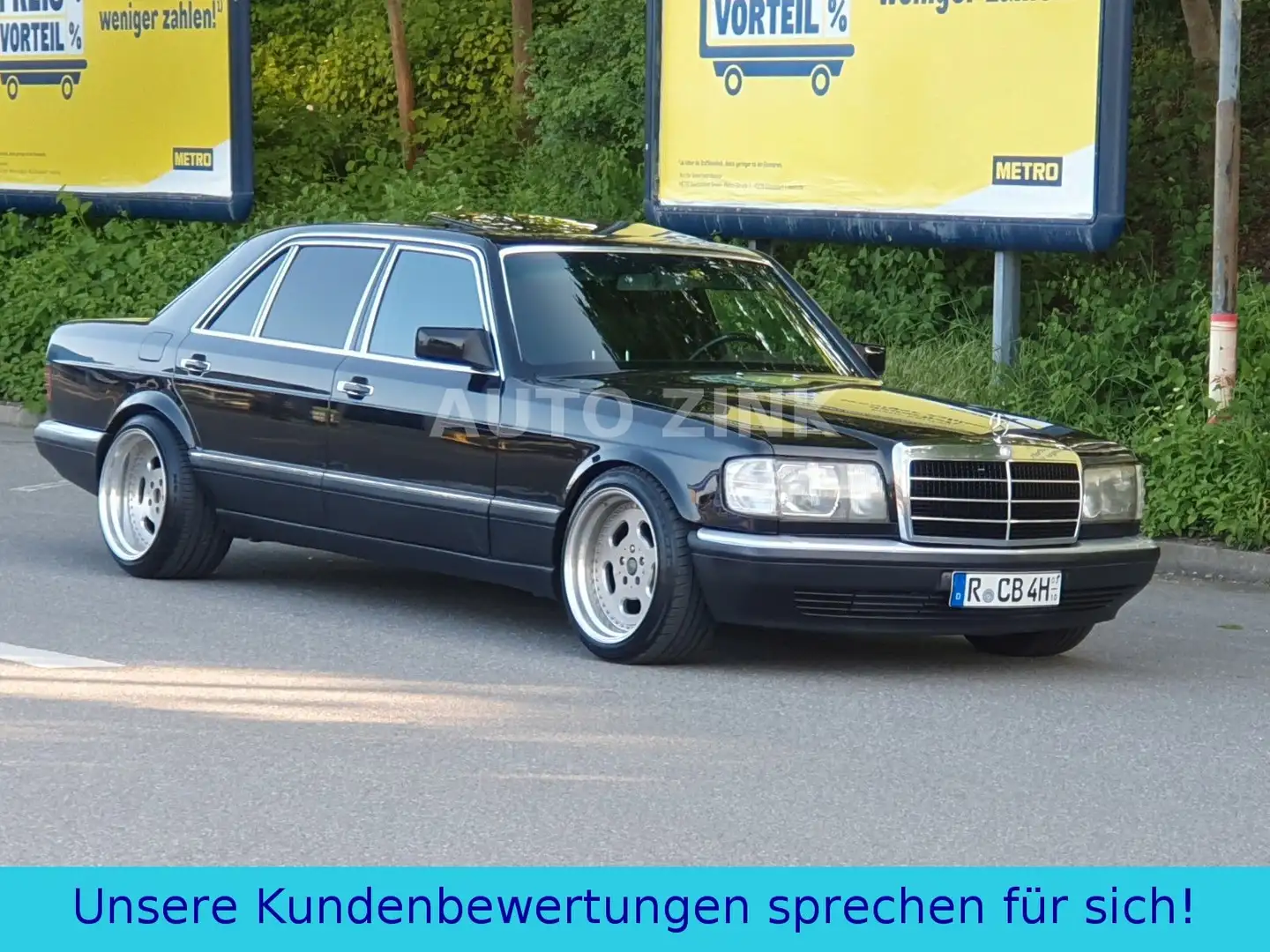 Mercedes-Benz S 420 S420 SEL LANGVERSION* KLIMA* ALCANTARA* BREITBAU Schwarz - 1