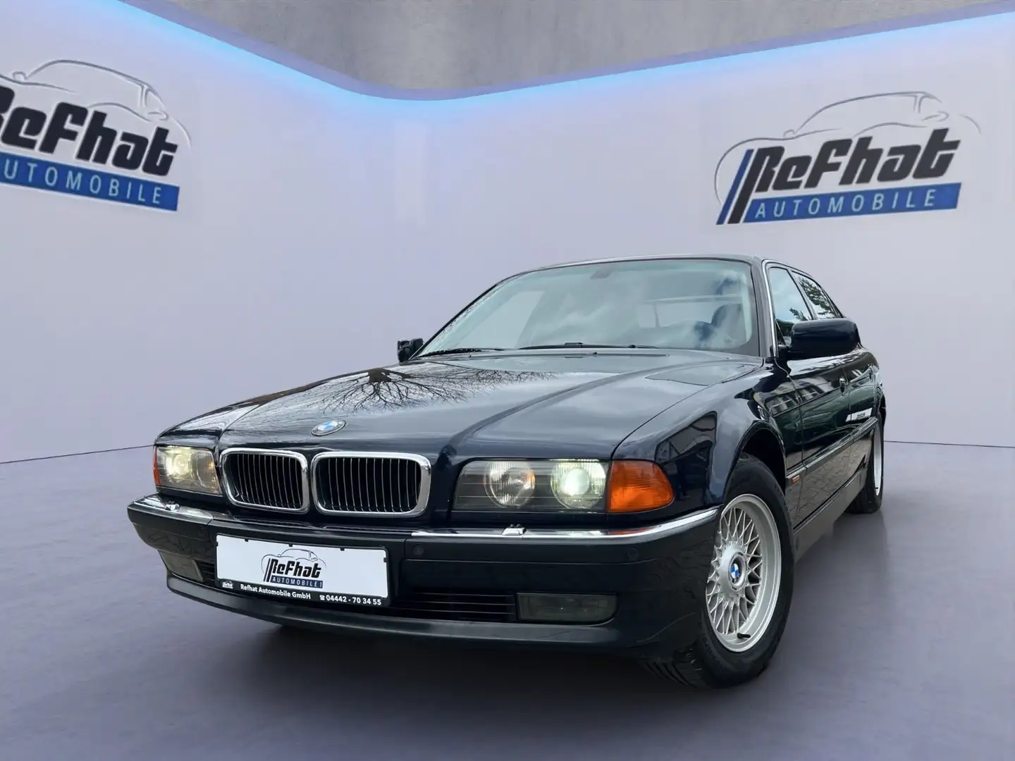 BMW 750 LI A*PDC*SHZ*S-DACH*LEDER*V12* Blau - 1