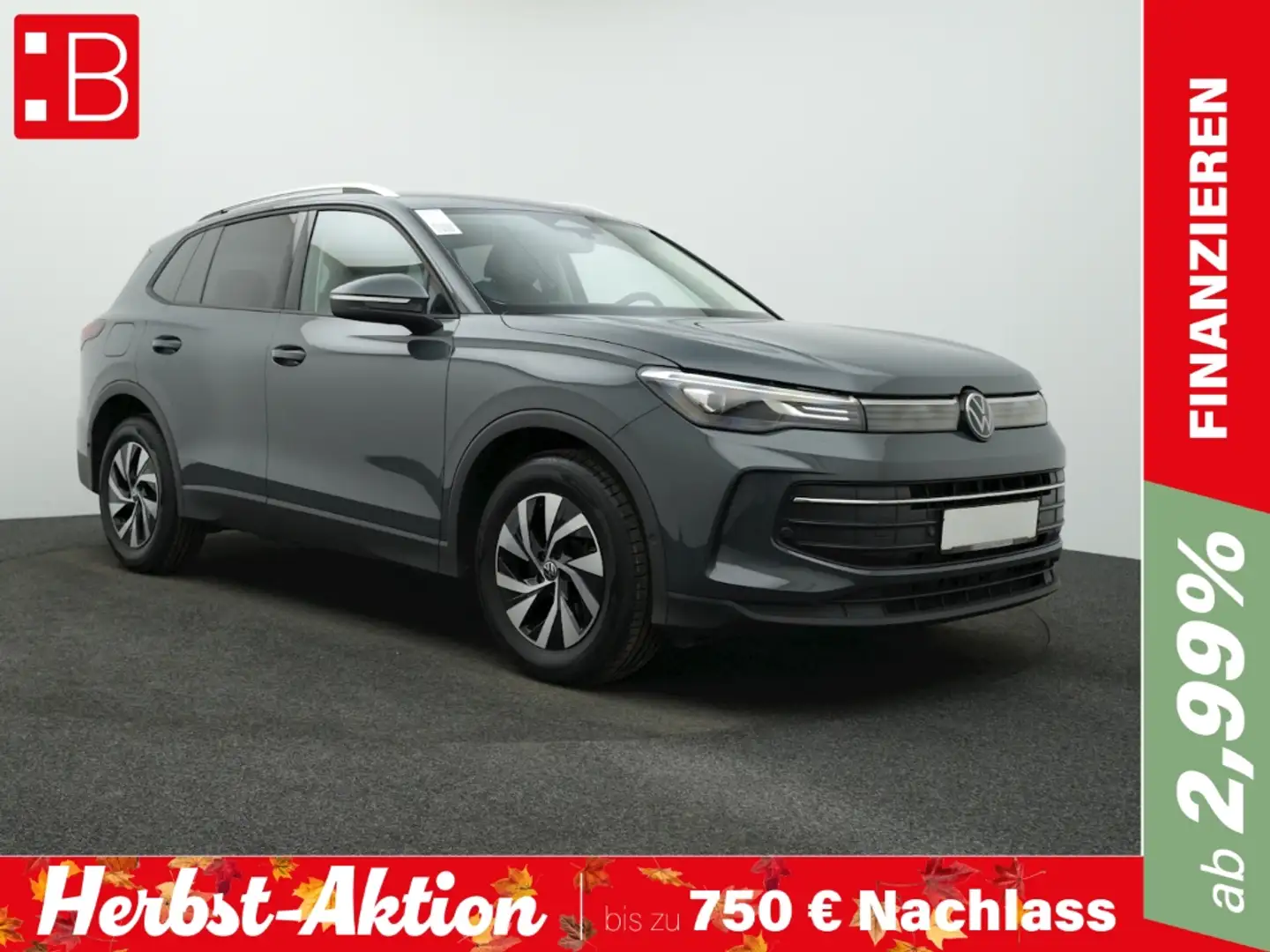 Volkswagen Tiguan 2.0 TDI DSG Life AHK NAVI DESIGN-PAKET Grijs - 1